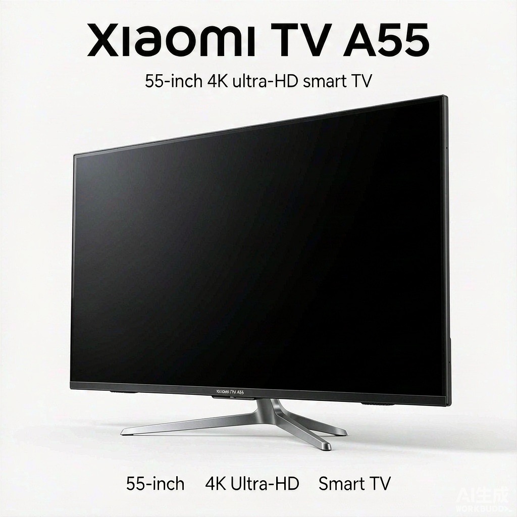 小米电视 A55 55英寸 4K超高清 金属全面屏