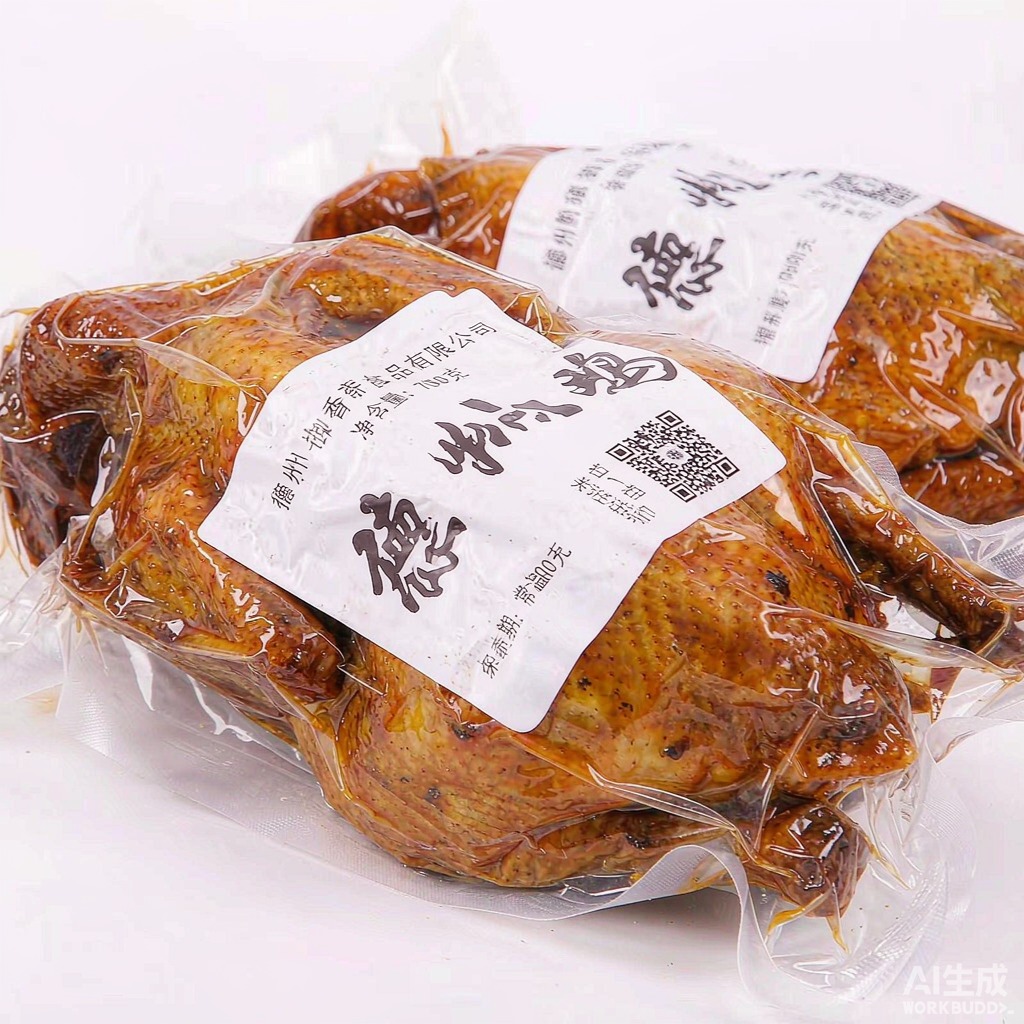 德州扒鸡 正宗特产 500g×2只