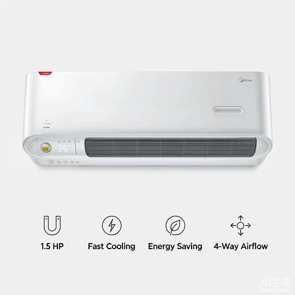 美的 变频静音空调 1.5匹 一级能效